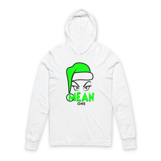 Mean One Hooded Long Sleeve Tee —  Holiday Graphic Shirt