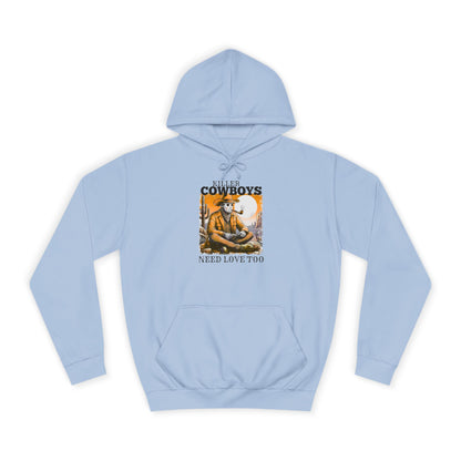 Unisex College Hoodie, Killer Cowboys