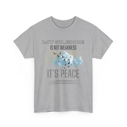Inspirational Male Graphic Tee, Motivational Shirt, Casual Wear, Gifts for Friends, Peaceful Message, Everyday Comfort