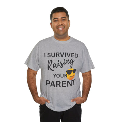 Funny Parent Survival Unisex T-Shirt | Gift for New Parents | Parenting Humor Tee | Casual Wear | Holiday Gift Idea