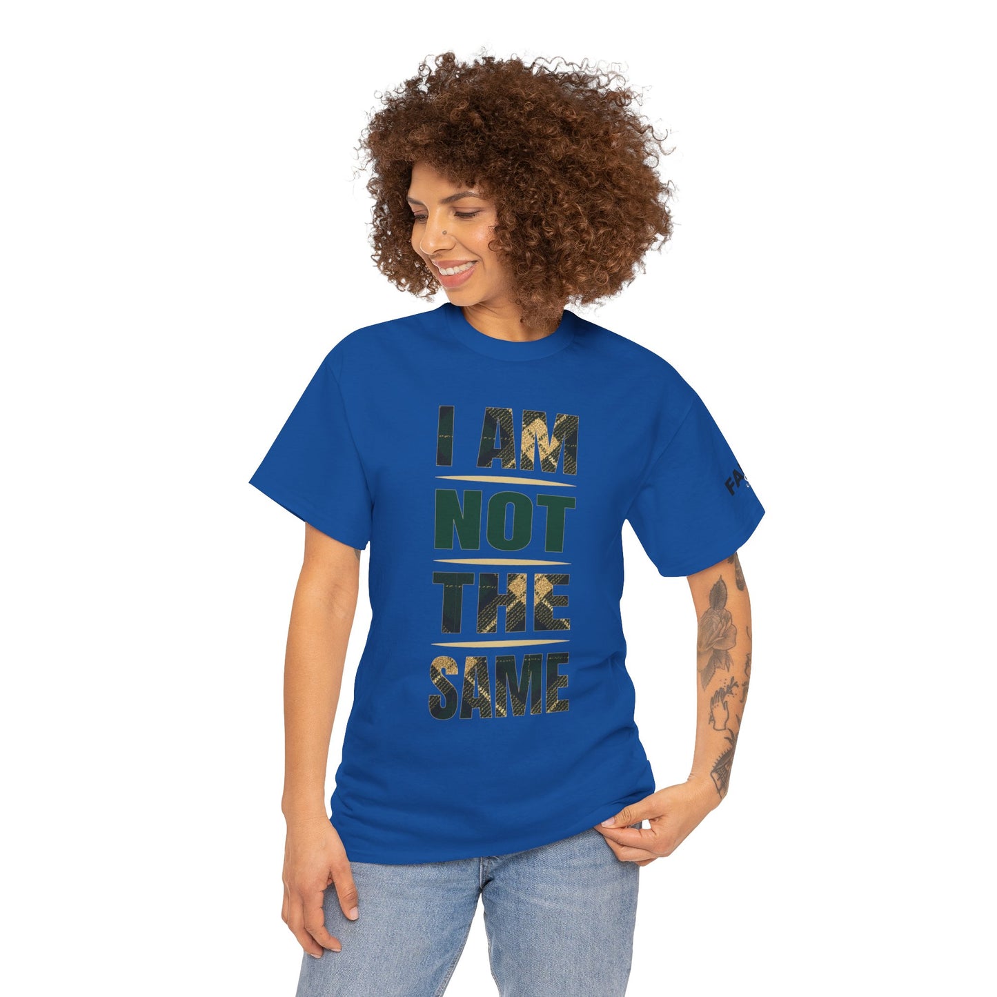 FaithStyles I Am Not The Same Tee — Inspirational Statement T-Shirt
