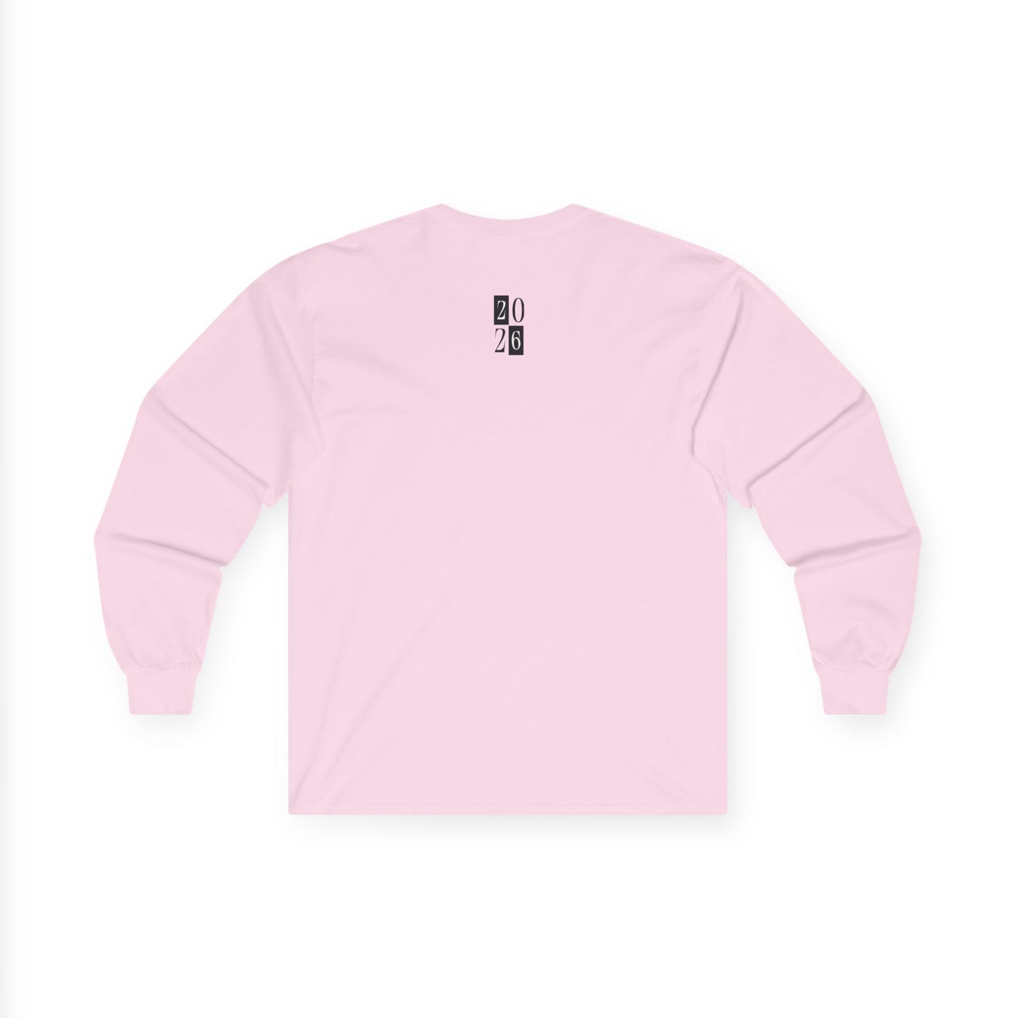 Long Sleeve Tee — "Reset Season" Script Graphic