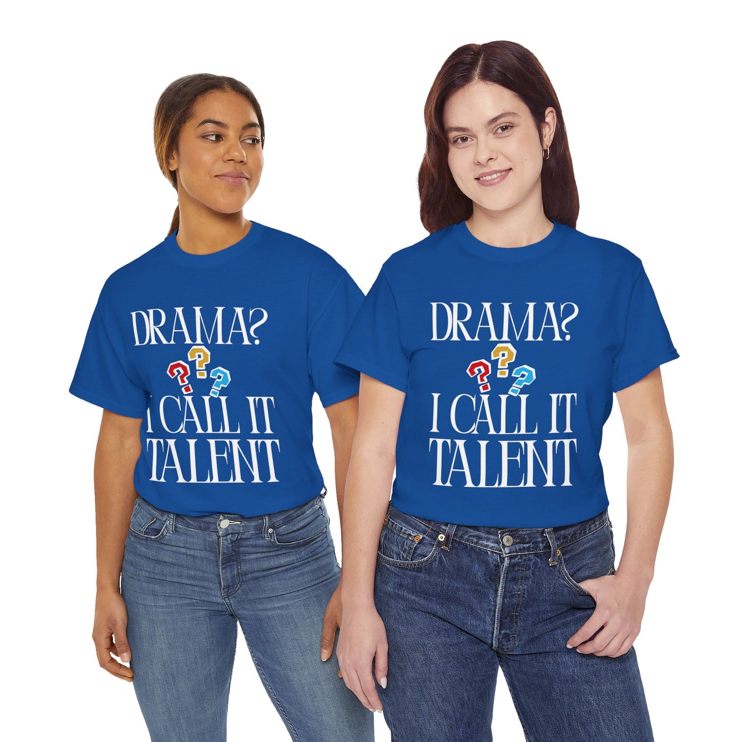 Drama Talent Unisex Heavy Cotton Tee, Funny Graphic Tee, Gift for Actors, Quirky Tee for Drama Lovers, Casual Wear, Gift for Friends