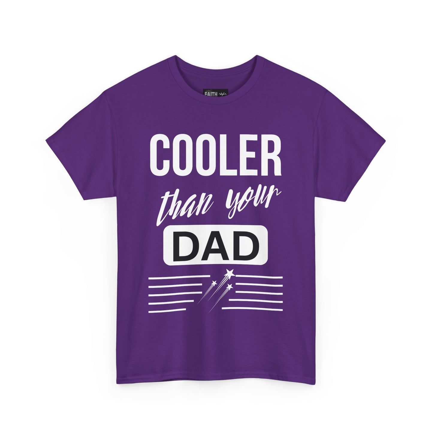 Cooler Than Your Dad Tee - Funny Gift for Dads, Unisex Cotton T-Shirt, Father's Day, Birthday, Casual Wear, Gift for Him, Dad Humor