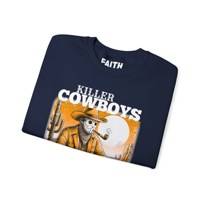 Killer Cowboys Graphic Sweatshirt, Cozy Unisex Pullover, Great for Cowboy Fans