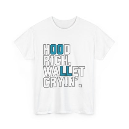 Trendy Unisex Heavy Cotton T-shirt with Playful Design - Perfect for Casual Wear & Gifts