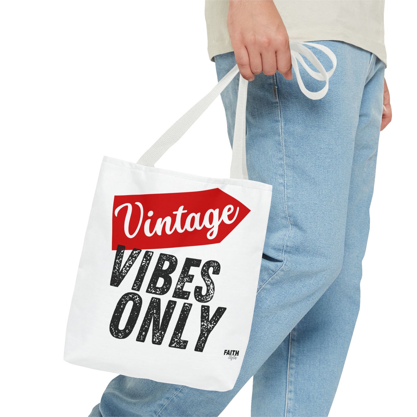 FaithStyles Vintage Vibes Only Tote Bag