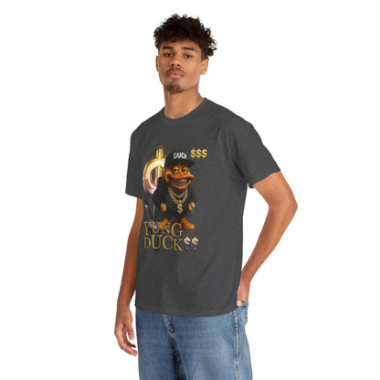 Yung Duck$$ Unisex Heavy Cotton Tee - Fun Streetwear T-Shirt for Casual Outfits