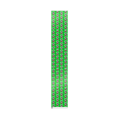 Christmas Snowman Wrapping Paper Roll – Festive Green Holiday Gift Wrap