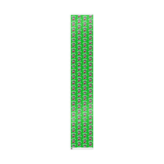 Christmas Snowman Wrapping Paper Roll – Festive Green Holiday Gift Wrap