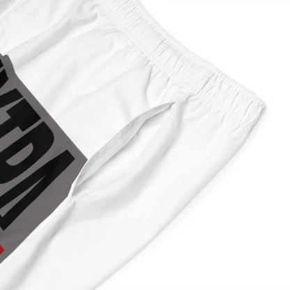 Board Shorts - 'I’m Not Extra, You’re Just Basic' AOP, Beachwear, Summer Apparel, Casual Swim Trunks, Gift for Him, Funny Swim Shorts