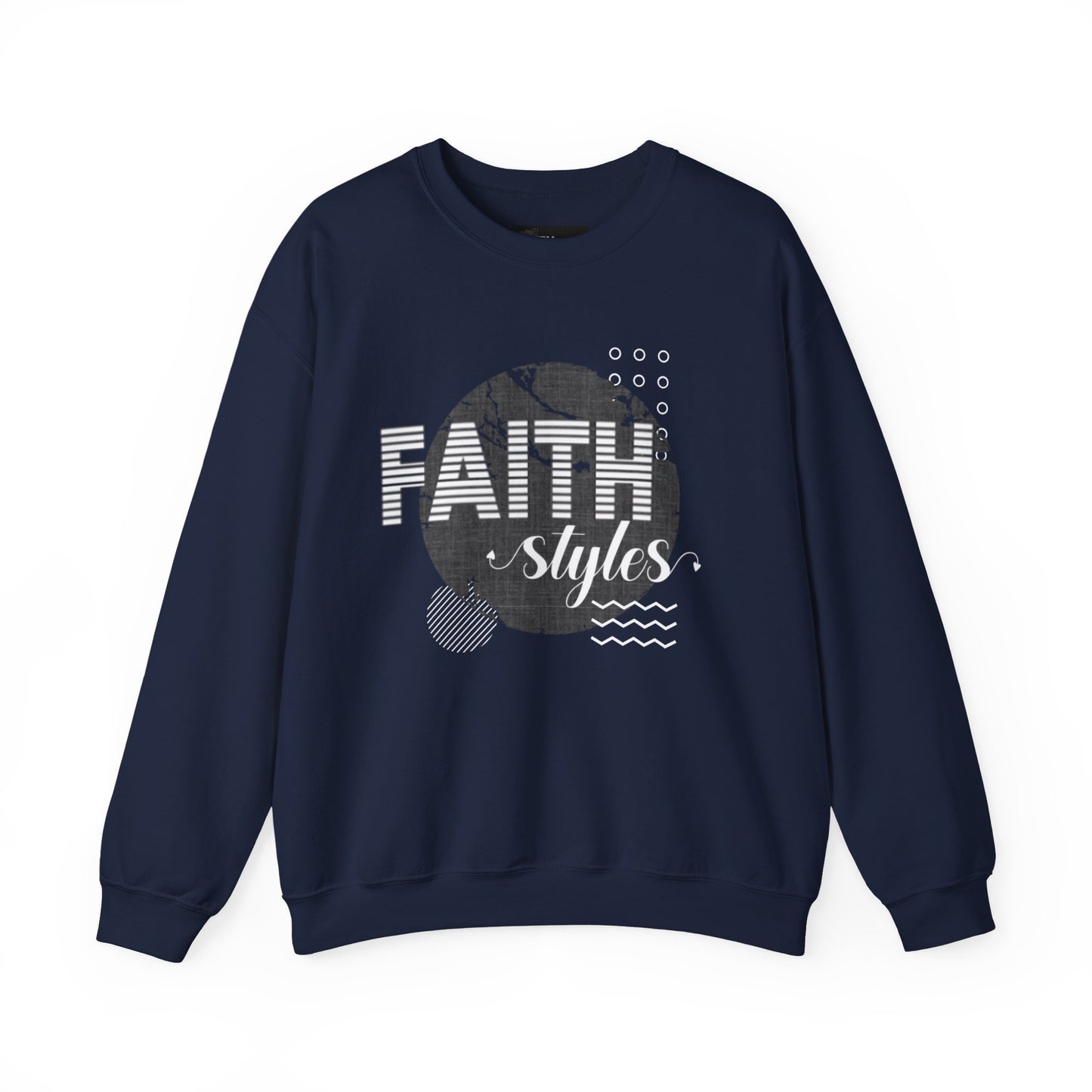 Faith Styles Unisex Heavy Blend™ Crewneck Sweatshirt - Cozy Spiritual Apparel for Everyday Wear, Gift for Friends, Comfort