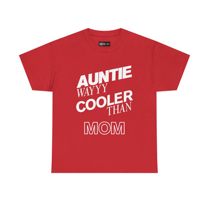 Cool Aunt Unisex Tee - Perfect Gift for Auntie, Family Gatherings, Fun Casual Wear, Birthday Celebration, Mother's Day
