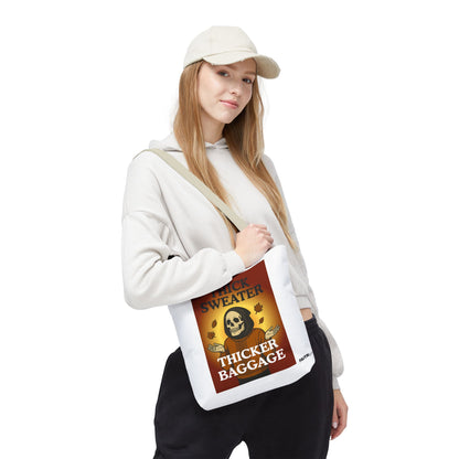 FaithStyles Fall-Themed Thicker Baggage Tote Bag, Halloween, Autumn Vibes, Eco-Friendly Gift, Spooky Baggage, Seasonal Carryall, Shopping Bag, Casual Style