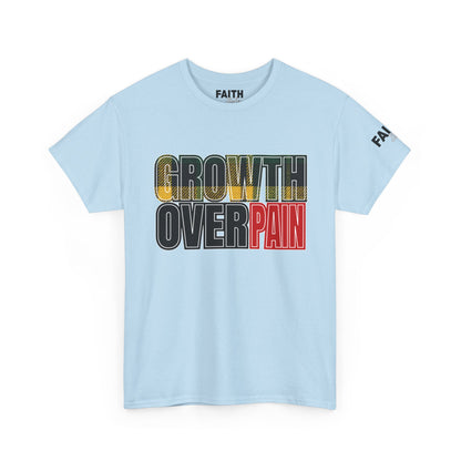 FaithStyles Growth Over Pain T‑Shirt — Motivational Graphic Tee