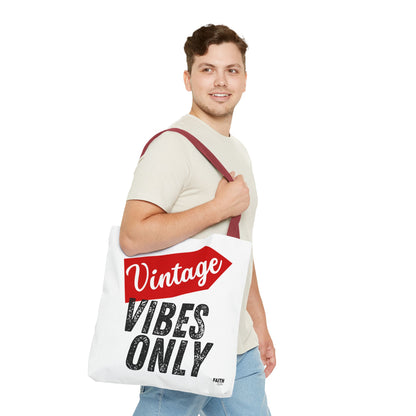 FaithStyles Vintage Vibes Only Tote Bag