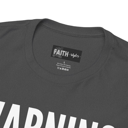 Warning Prank Season Unisex Heavy Cotton Tee | Fun Gift, Casual Wear, Comedy Merchandise, Birthday Gift, Prankster Shirt