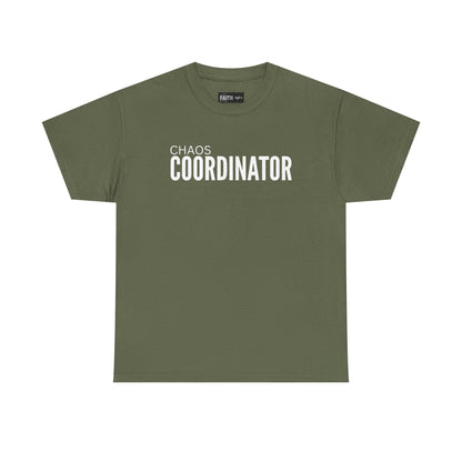 Chaos Coordinator Unisex Cotton Tee, Funny T-Shirt for Moms, Gift for Event Planners, Casual Wear, Birthday Present