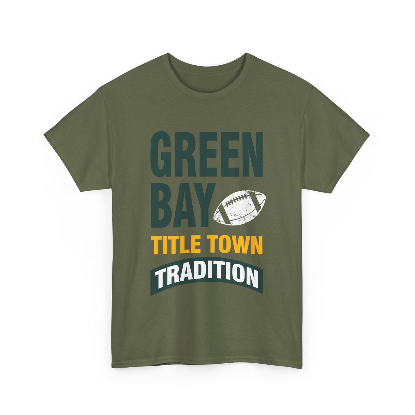 Green Bay Title Town Male Cotton Tee - Sports Fan Shirt, Team Apparel, [...]