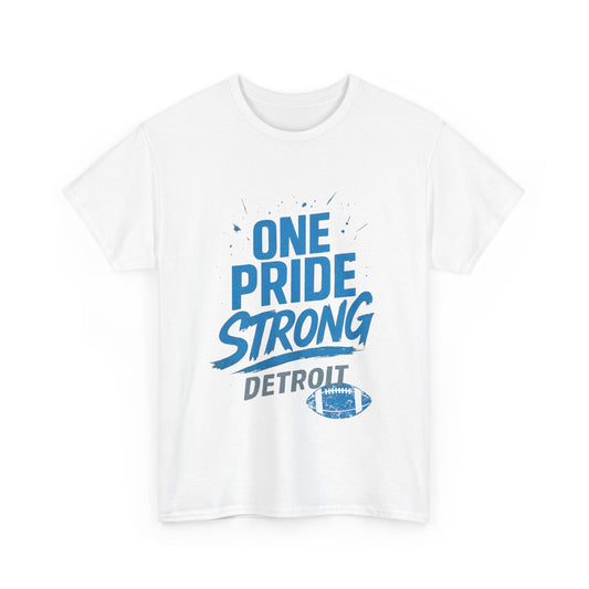 Detroit Lions Pride Tee - Male Heavy Cotton T-Shirt, Football Fan Apparel, Game Day Gear, Gift for Sports Lovers, Casual Wear