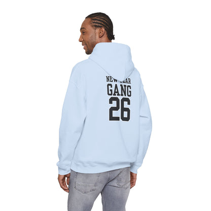 New Year Gang 26 Hoodie — Varsity Style Graphic Pullover