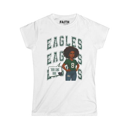 Eagles Game Day Women's Tee, Sports Fan Shirt, Football Season Apparel, Gift for Her, Casual Outfit for Celebrations