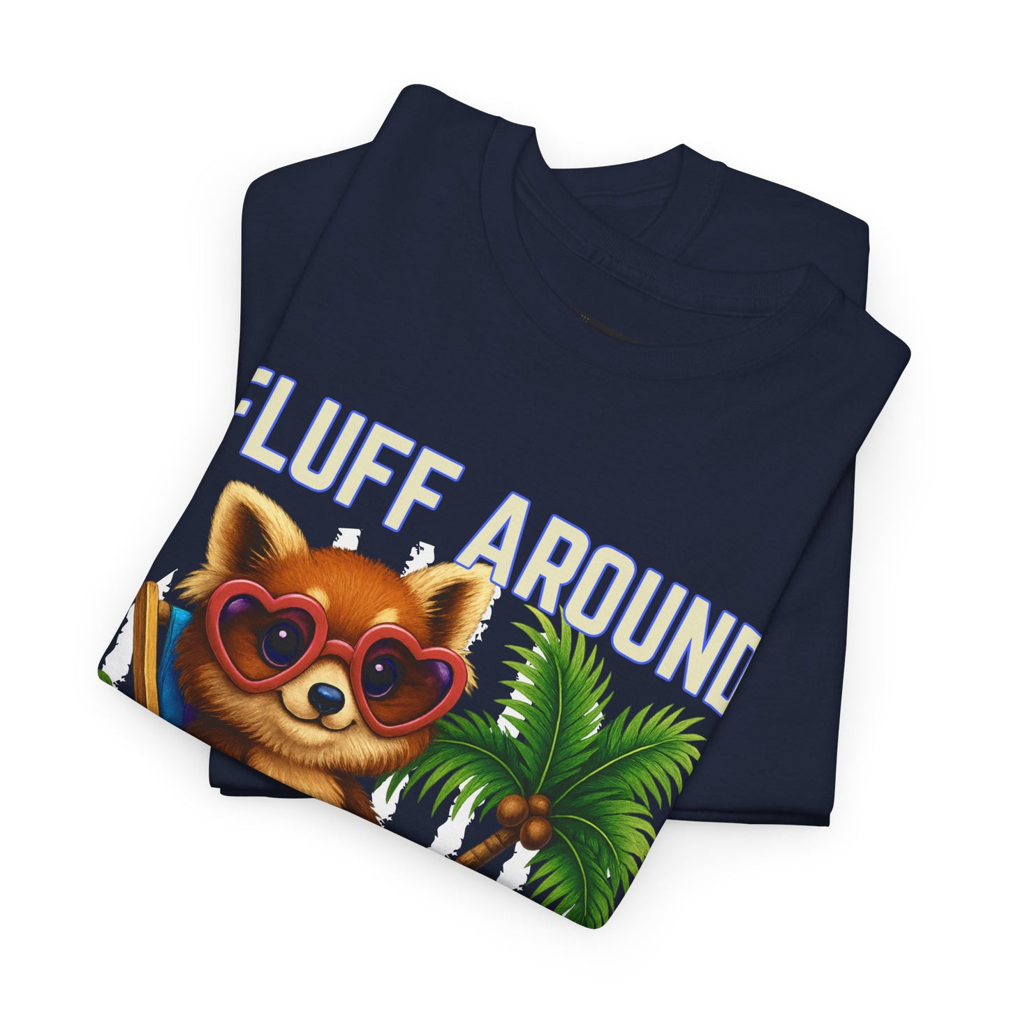 Tropical Cat Tee: Fluff Around and Find Out, Cute Graphic Shirt, Summer Outfit, Unisex Casual Wear, Gift for Animal Lovers