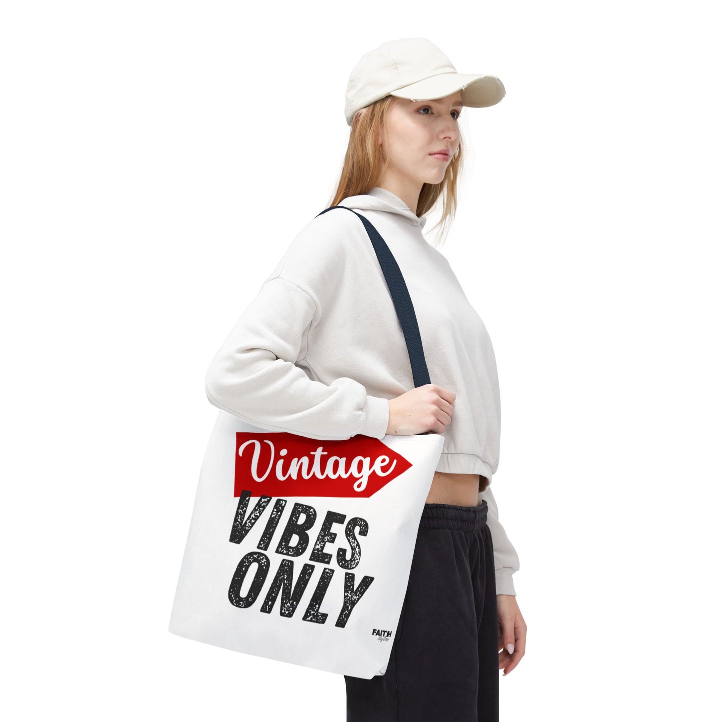 FaithStyles Vintage Vibes Only Tote Bag