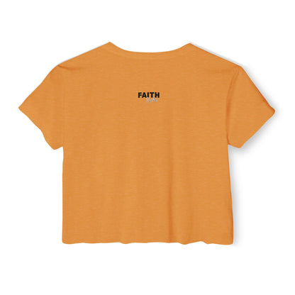 FaithStyles Bad Bitch Society Crop Top — Women's Festival Graphic Tee