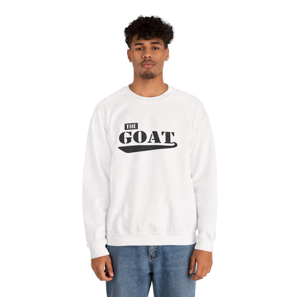 NEW FaithStyles Embroidery GOAT Crewneck Sweatshirt — 'The GOAT' Graphic Pullover