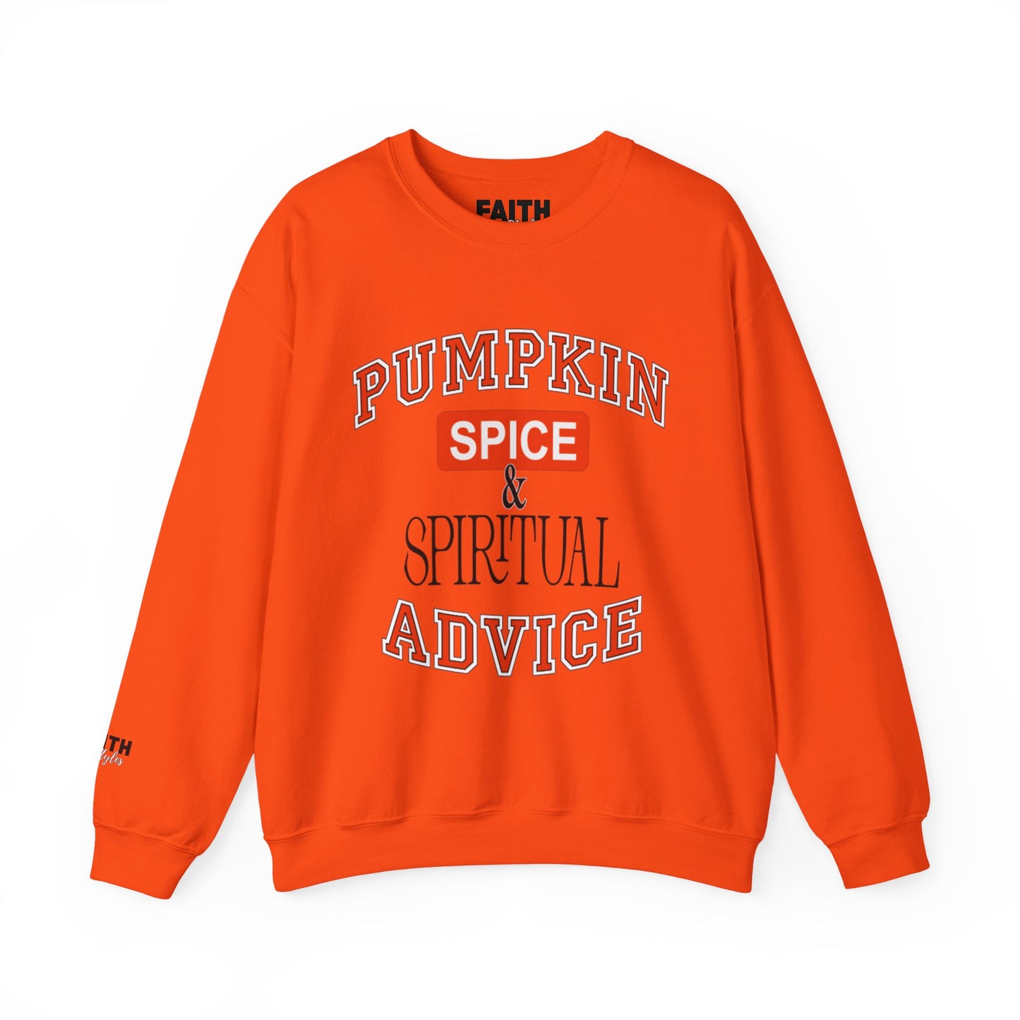 Cozy Pumpkin Spice Sweatshirt, Fall Sweatshirt, Spiritual Advice Crewneck, Autumn Fashion, Thanksgiving Gift, Unisex Sweater
