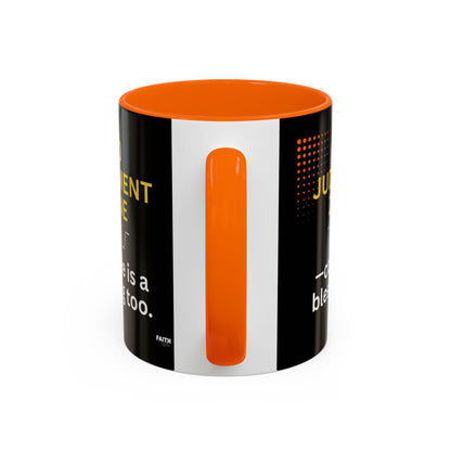 FaithStyles No Judgment Zone Coffee Mug, Funny Gift for Coffee Lovers, Unique Java Cup, Perfect for Birthdays, Inspirational Drinkware