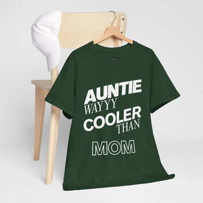 Cool Aunt Unisex Tee - Perfect Gift for Auntie, Family Gatherings, Fun Casual Wear, Birthday Celebration, Mother's Day