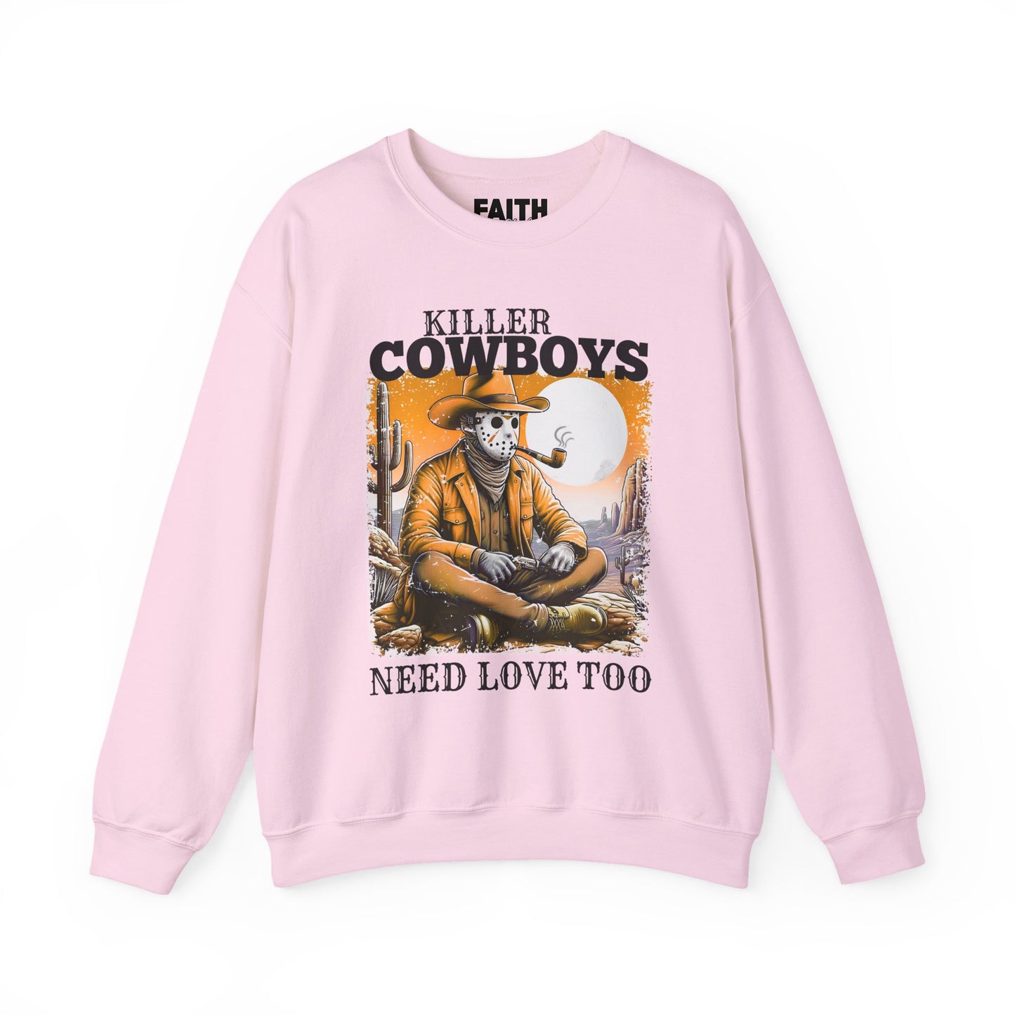 Killer Cowboys Graphic Sweatshirt, Cozy Unisex Pullover, Great for Cowboy Fans