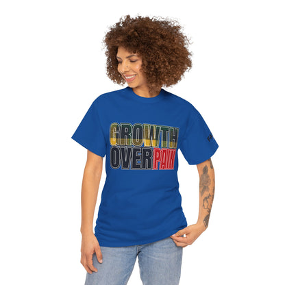 FaithStyles Growth Over Pain T‑Shirt — Motivational Graphic Tee