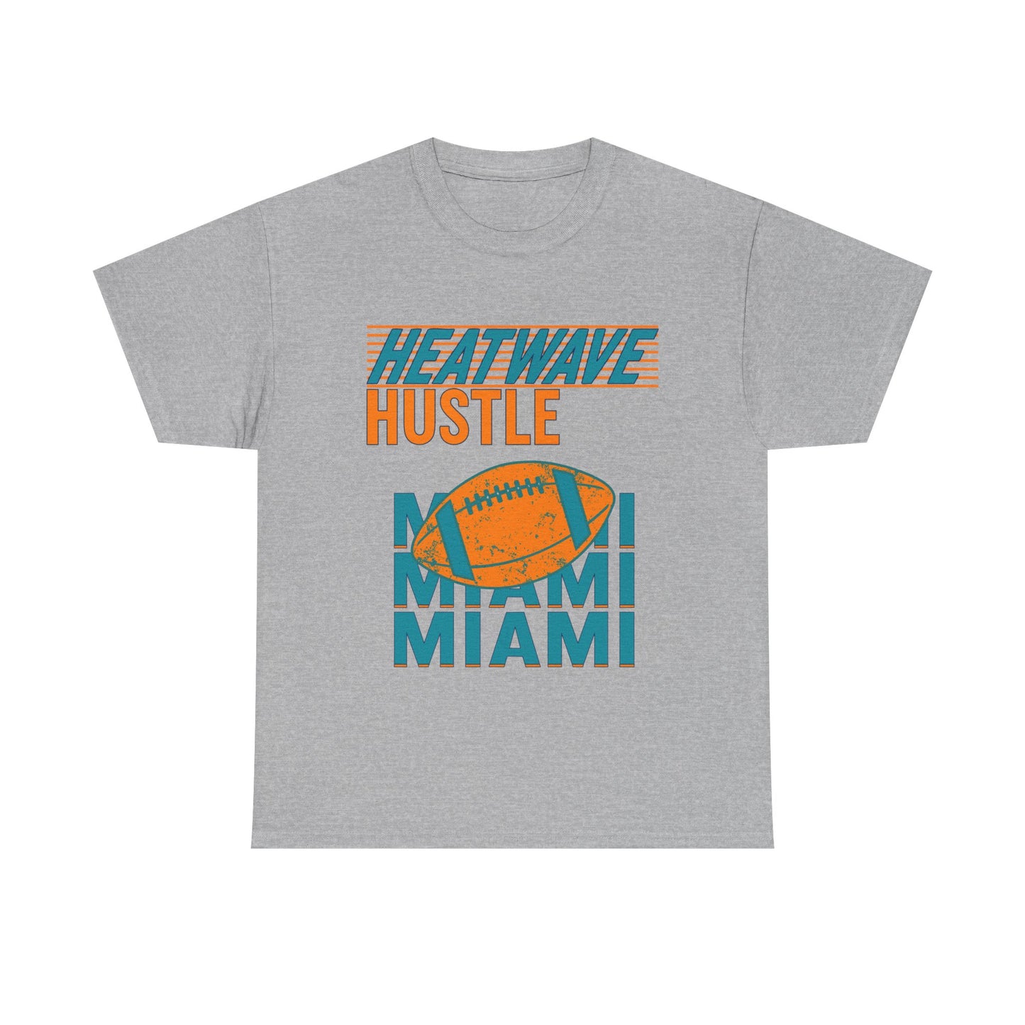 Miami Heatwave Hustle Male Heavy Cotton Tee, Sportswear, Football Shirt, [...]