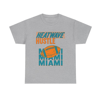 Miami Heatwave Hustle Male Heavy Cotton Tee, Sportswear, Football Shirt, [...]