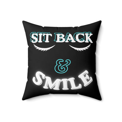 Relaxing Quote Pillow, Cozy Home Decor, Inspirational Cushion, Gift for Friends, Living Room Accent, Motivational Throw Pillow