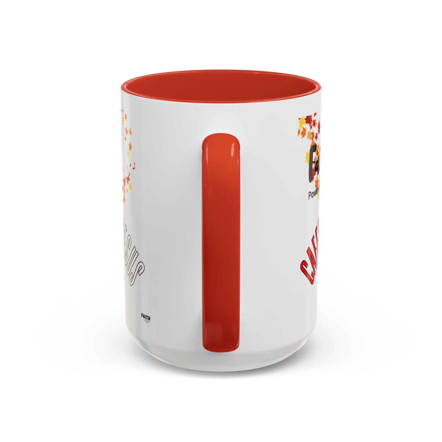FaithStyles Faith & Caffeine Fall Coffee Mug | Perfect for Autumn Lovers, Thanksgiving Gift, Religious Coffee Cup, Inspirational Drinkware, Cozy Vibes