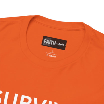 Funny Parent Survival Unisex T-Shirt | Gift for New Parents | Parenting Humor Tee | Casual Wear | Holiday Gift Idea