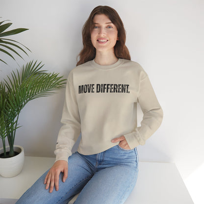 MOVE DIFFERENT. Unisex Crewneck Sweatshirt | Faith Styles®