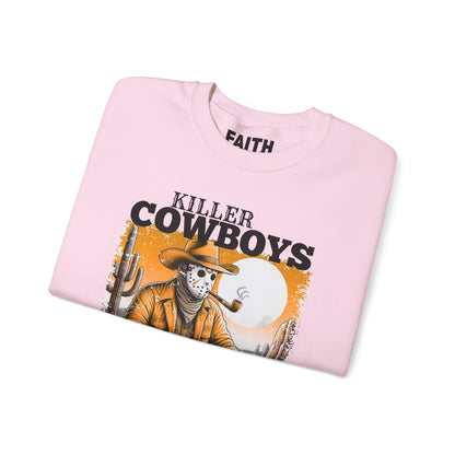 Killer Cowboys Graphic Sweatshirt, Cozy Unisex Pullover, Great for Cowboy Fans
