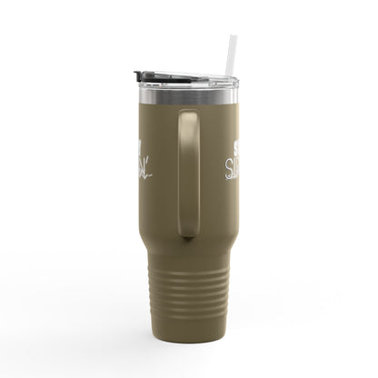 Stay Sippin' Insulated Travel Mug, Perfect for On-the-Go, 40oz Drinkware, Eco-Friendly, Great Gift for Coffee Lovers, Road Trips
