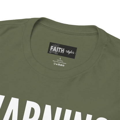 Warning Prank Season Unisex Heavy Cotton Tee | Fun Gift, Casual Wear, Comedy Merchandise, Birthday Gift, Prankster Shirt