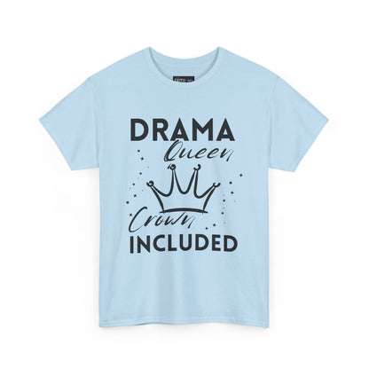 Drama Queen Cotton Tee - Empowering T-Shirt, Gift for Her, Casual Wear, Birthday Celebration, Statement Top