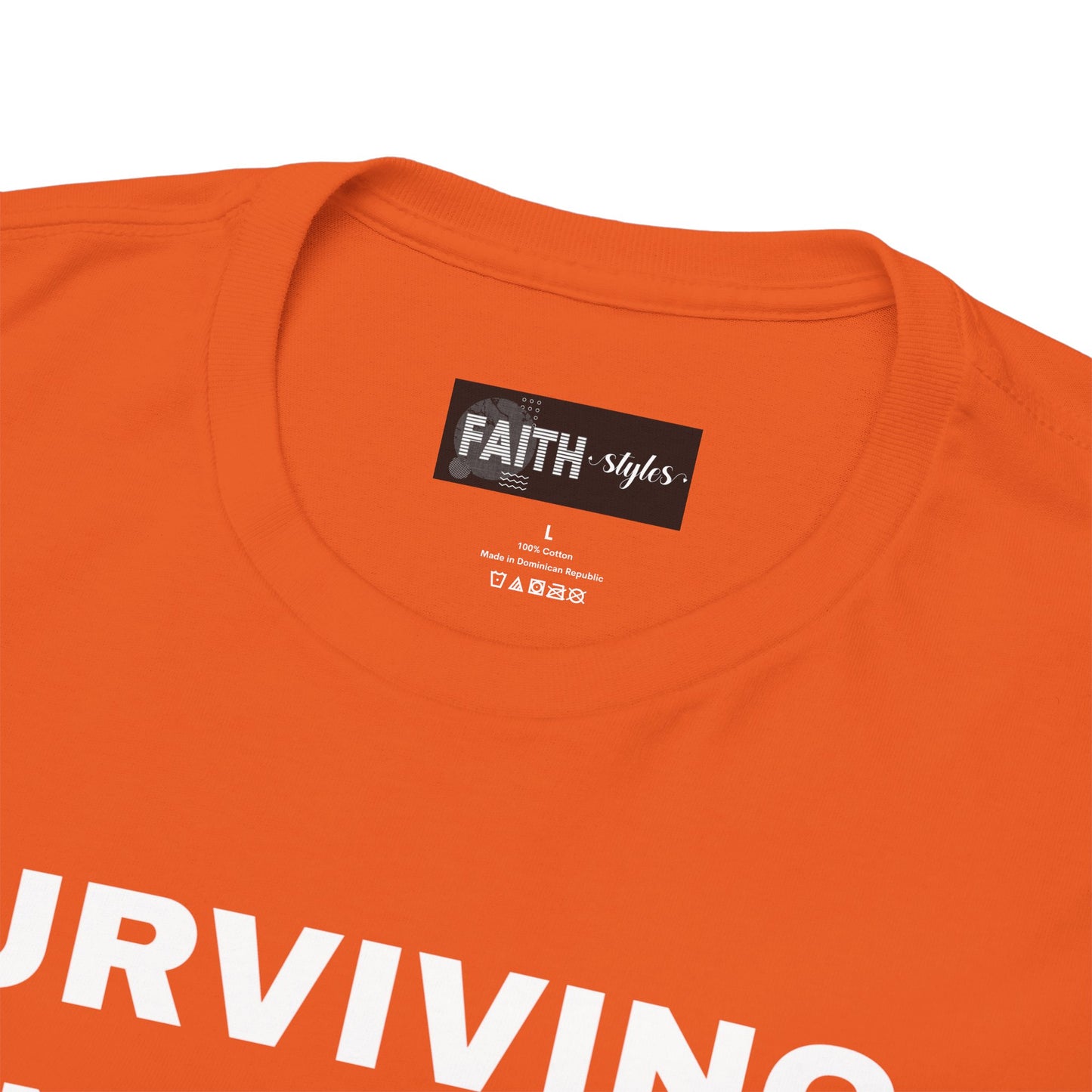 Surviving on Coffee Tee - Unisex Heavy Cotton Shirt, Funny Gift for Coffee Lovers, Perfect for Everyday Wear, Birthday & Holidays