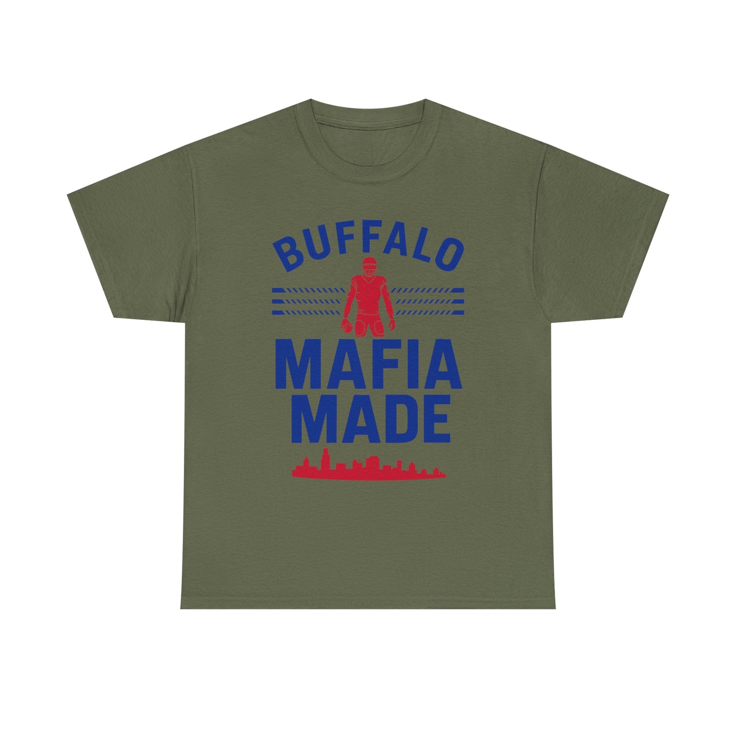 Buffalo Mafia Made Male Heavy Cotton Tee - Retro Graphic Tee, Casual [...]