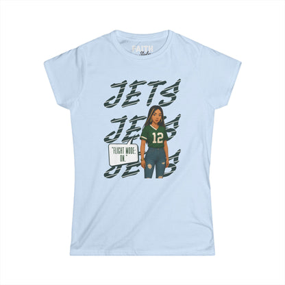Jets Women's Softstyle Tee - Perfect for Game Day, Sports Fan Gear, Football Celebration, Casual Wear, Gifts for Her