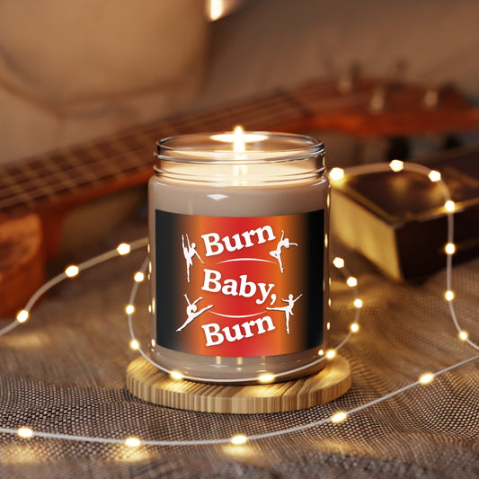Scented Soy Candles, Cozy Aromatic Candles for Home, Relaxation Gift, Burn Baby Burn Design, Candle Lovers, Home Decor