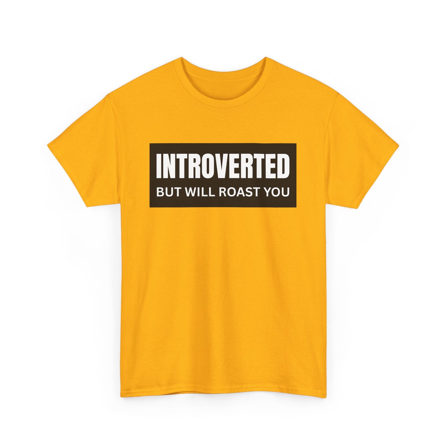 Introverted But Will Roast You Male Tee, Funny T-Shirt for Introverts, Perfect Gift for Friends, Humorous Apparel, Great for Casual [...]
